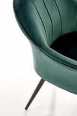 K468 krzesło ciemny zielony (1p=2szt)