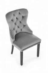 MIYA krzesło czarny / tap: popielaty (1p=2szt)