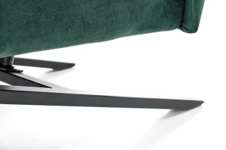 VICTUS fotel wypoczynkowy ciemny zielony/ czarny (1p=1szt)