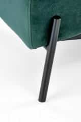 VICTUS fotel wypoczynkowy ciemny zielony/ czarny (1p=1szt)