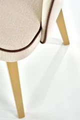 MARINO krzesło dąb miodowy / tap. MONOLITH 04 (kremowy) (1p=1szt)