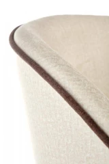 MARINO krzesło dąb miodowy / tap. MONOLITH 04 (kremowy) (1p=1szt)