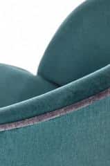 MARINO krzesło dąb miodowy / tap. MONOLITH 37 (ciemny zielony) (1p=1szt)