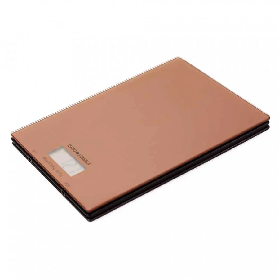 Digitální kuchyňská váha TEMPO-KONDELA BORIA - rose gold