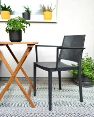 Křeslo GRID ARMCHAIR - antracit