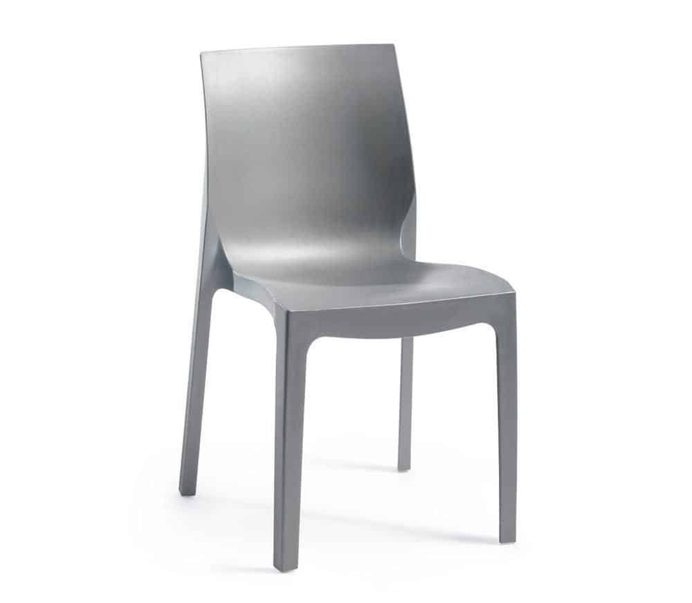 Rojaplast Židle EMMA- šedá