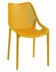 Židle BILROS - hořčicově žlutá