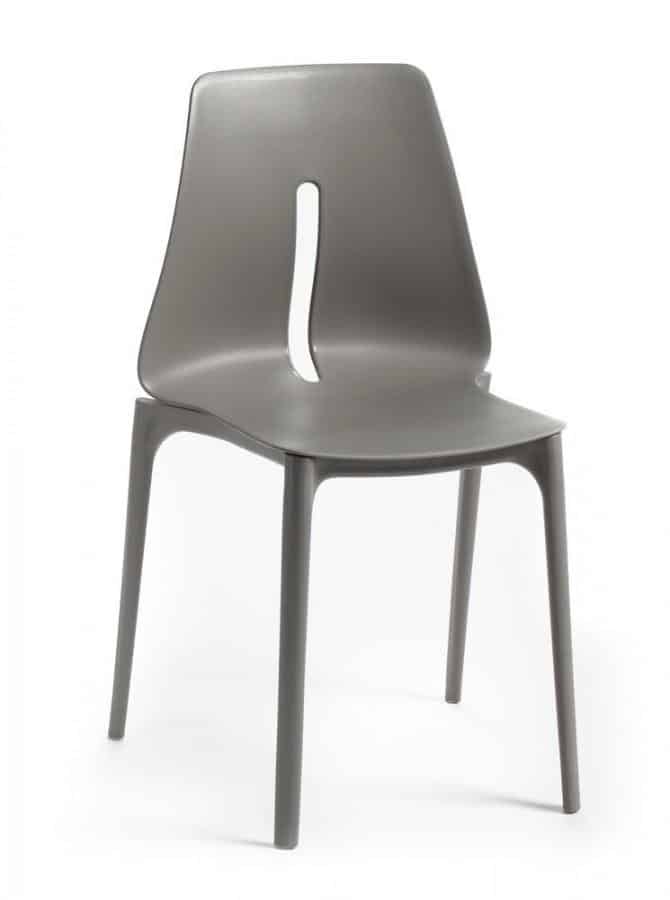Rojaplast Židle OBLONG - šedá