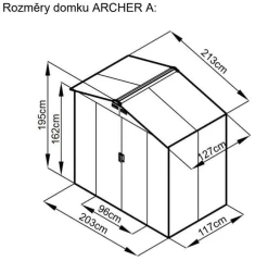 ARCHER A domek zelený