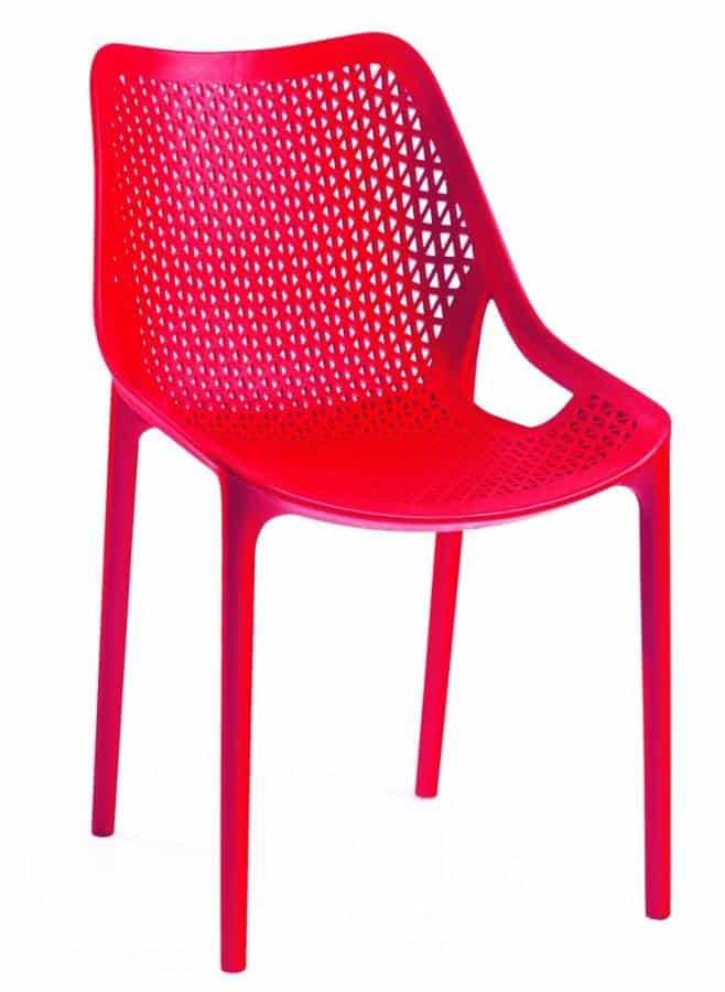 Rojaplast Židle BILROS - červená